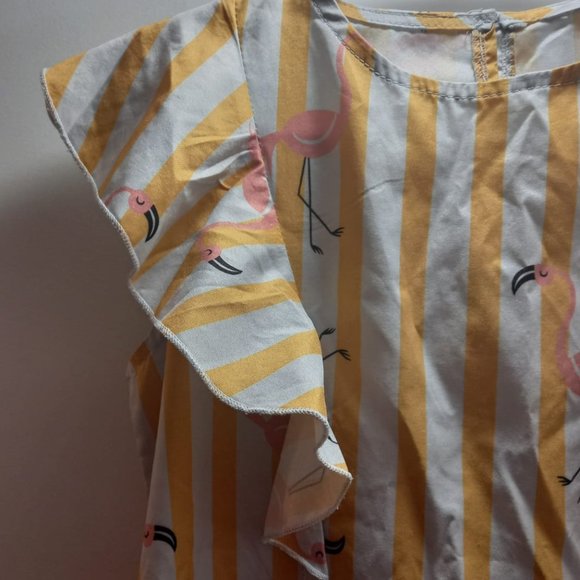 Flamingo Patterned Dress - Picture 2 of 2